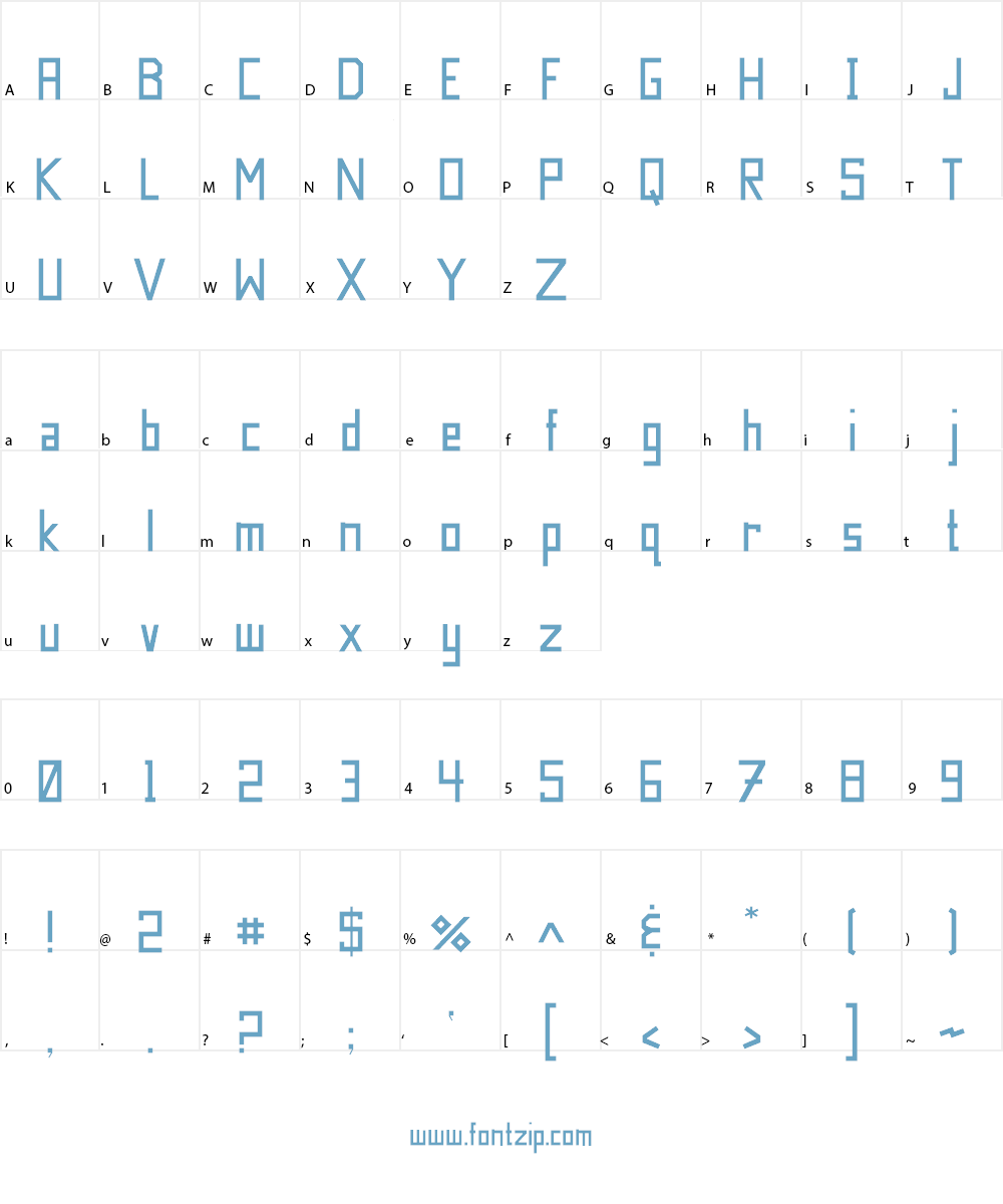 JI Lilliwaup Font Character